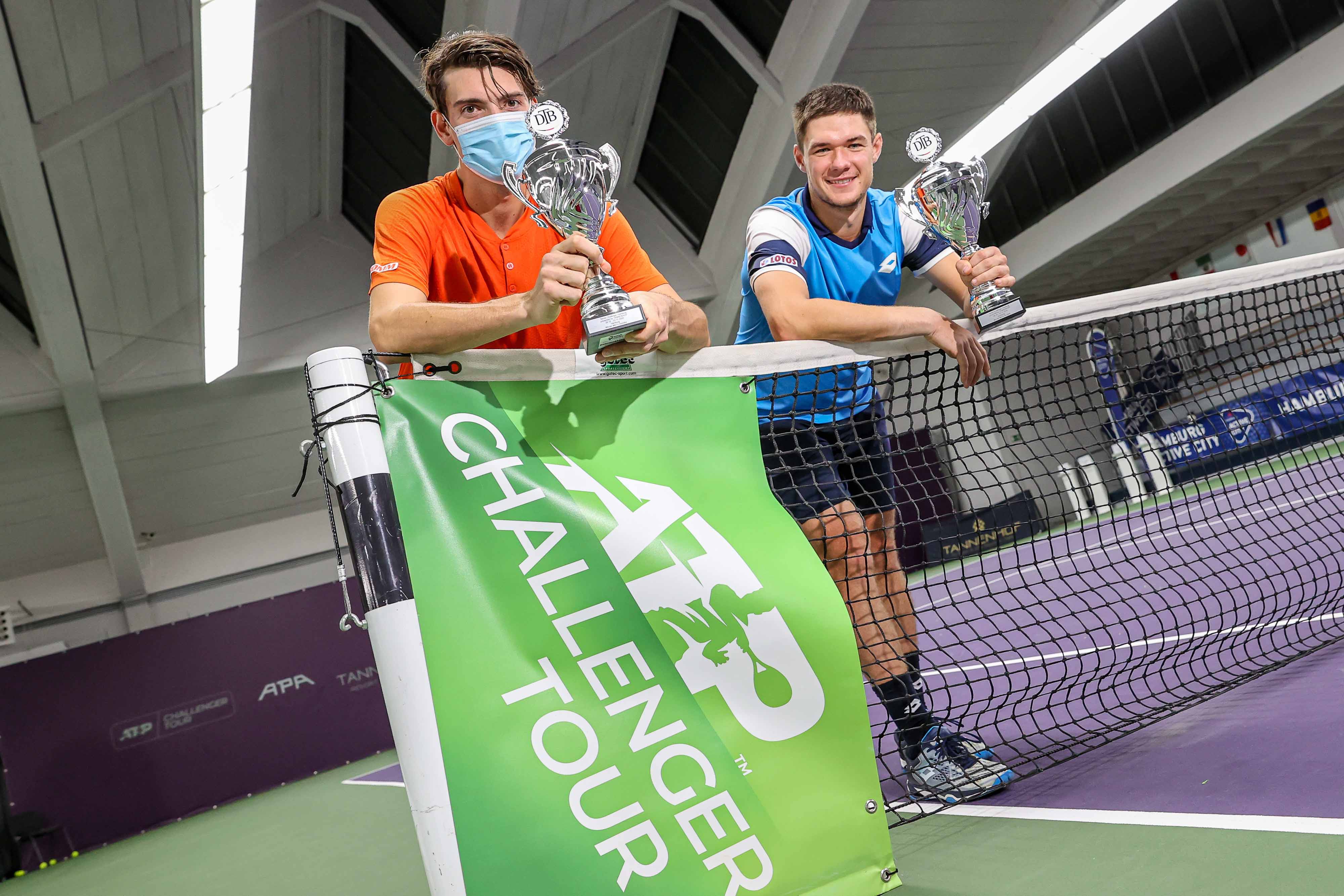 Tennis Challenger Hamburg presented by Tannenhof Ofner und Daniel im Finale, Huesler/Majchrzak holen Doppeltitel